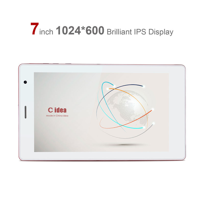 C idea Android Tablets For Learners 7 بوصة مع معالج رباعي النواة ROM 32GB التوسيع كاميرات مزدوجة CM520 (أحمر)
