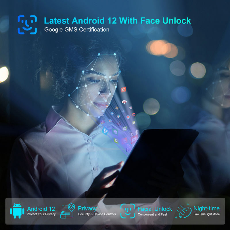 فكرة C 3GB ذاكرة الوصول العشوائي 64GB ROM 10 بوصة جهاز كمبيوتر لوحي أندرويد 512GB توسيع HD شاشة IPS CM9000 فضاء رمادي