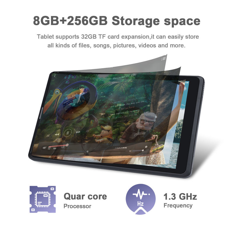 فكرة سي البالغين أسود أندرويد 8 بوصة جهاز كمبيوتر لوحي CM835 MTK رقاقة 256GB التخزين الكبير دعم GPS