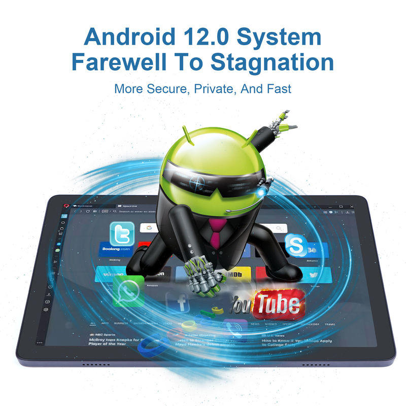 C Idea Android Tablet FHD 1200*1920 مع بطارية 6000mAh 10.1 بوصة جهاز كمبيوتر لوحي P1250