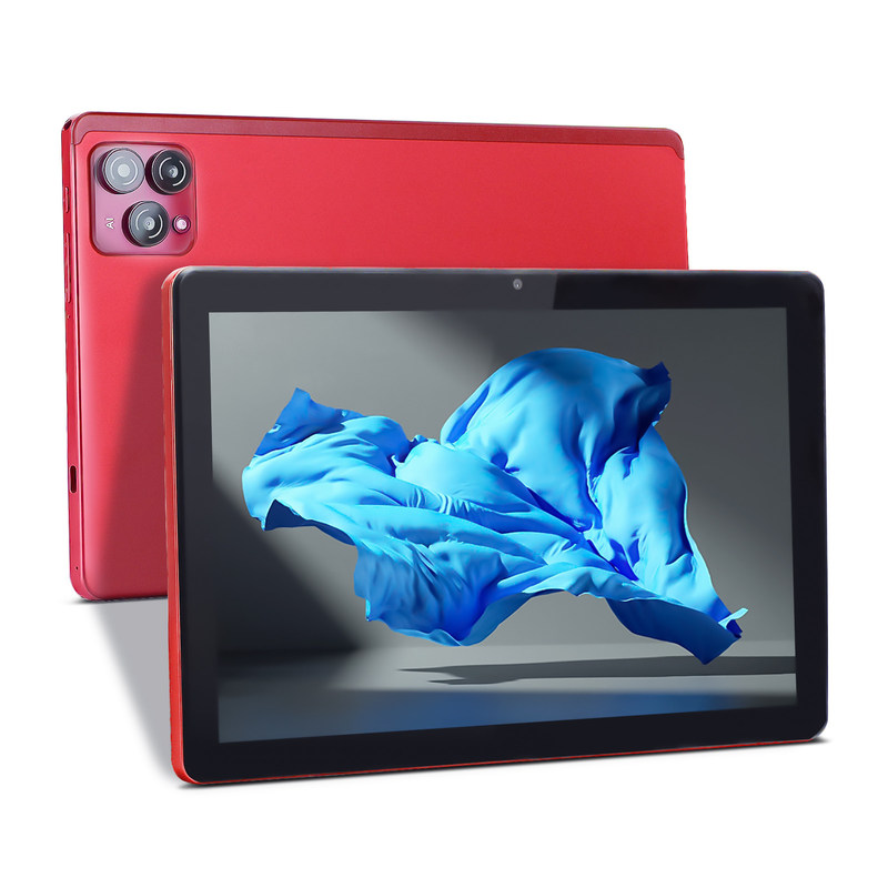 فكرة سي 10 بوصة أندرويد 12 Tablet 8GB RAM 256GB ROM موديل CM8000PLUS الأحمر