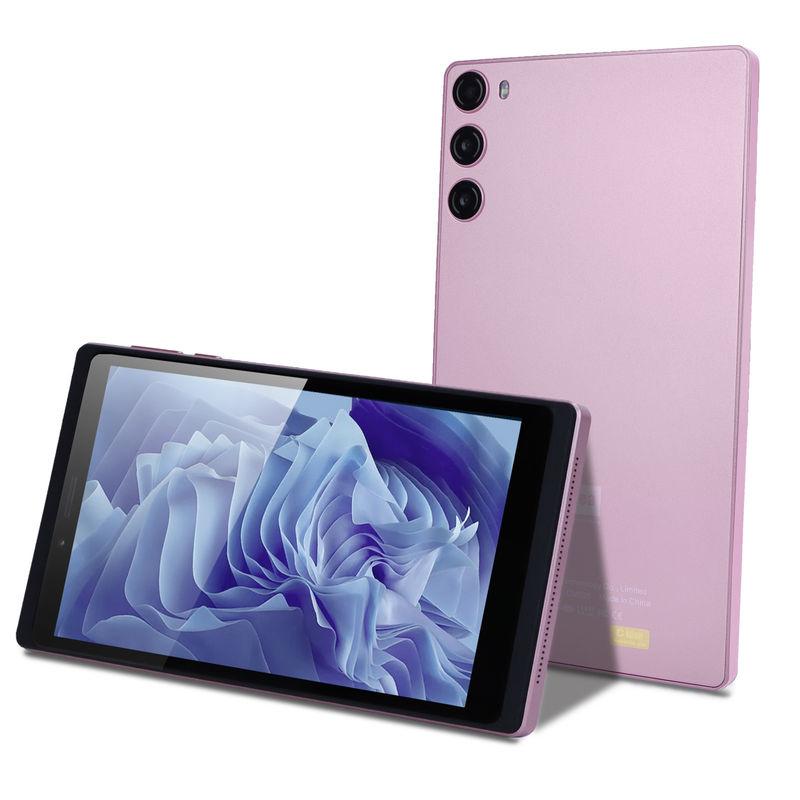 C Idea Android 12 Tablet 6GB RAM 128GB ROM مع SIM 7 بوصة جهاز كمبيوتر لوحي للطلاب CM525 وردي