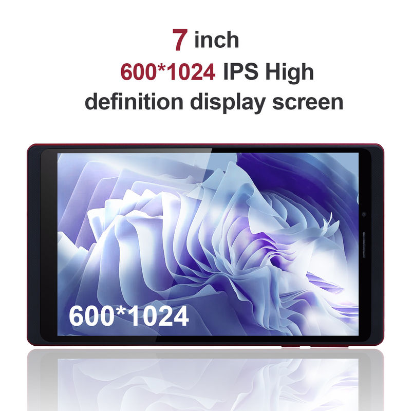 C Idea Tablet 7 Inch 6GB RAM 128GB ROM مع SIM جهاز كمبيوتر لوحي أندرويد للطلاب CM525 الأحمر