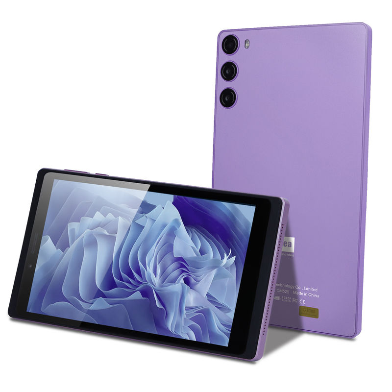 C idea 7 بوصة 6+128GB 6000mAh Android Tablet PC مع SIM للطلاب CM525 الأرجواني