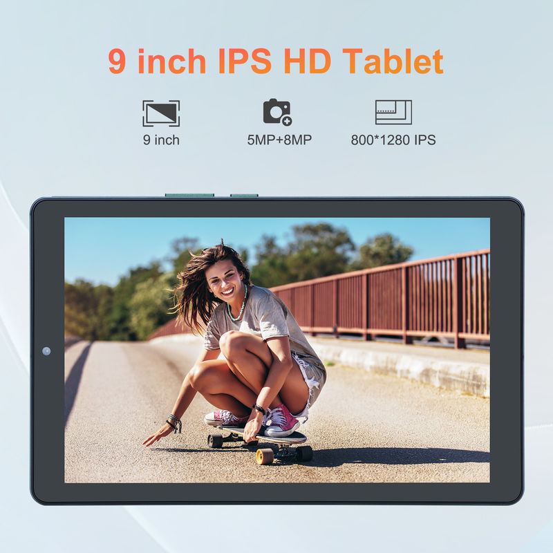 C idea 9 بوصة أندرويد 12 Tablet 8GB RAM 512GB ROM 5MP + 8MP كاميرا مزدوجة WIFI Tablet مع SIM CM915 (الأخضر)