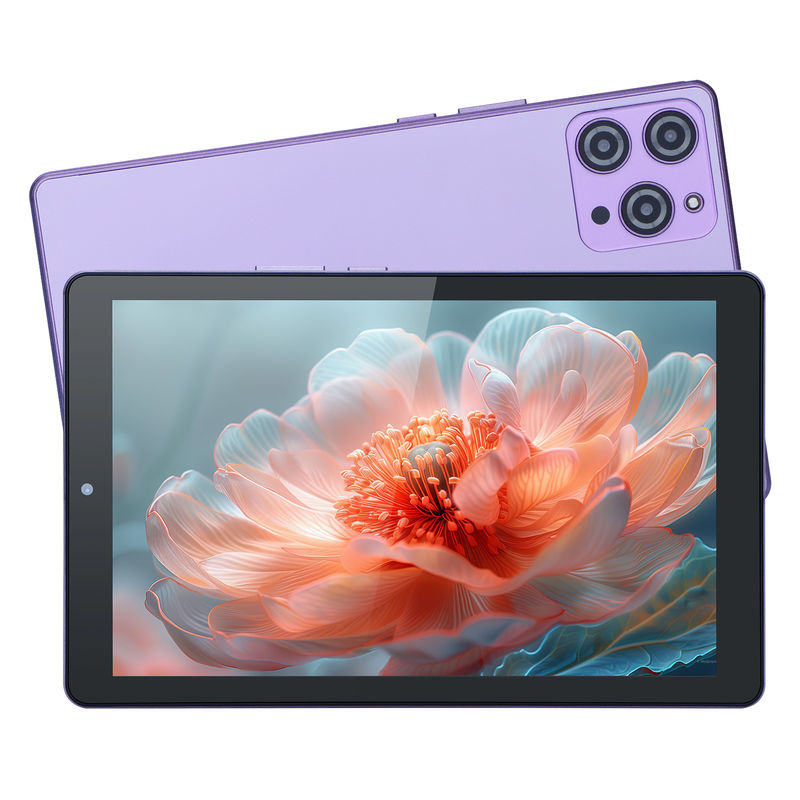 C idea 9 بوصة أندرويد 12 Tablet 8GB RAM 512GB ROM 5MP + 8MP جهاز كمبيوتر WIFI مزدوج الكاميرا مع SIM CM915 (البنفسجي)