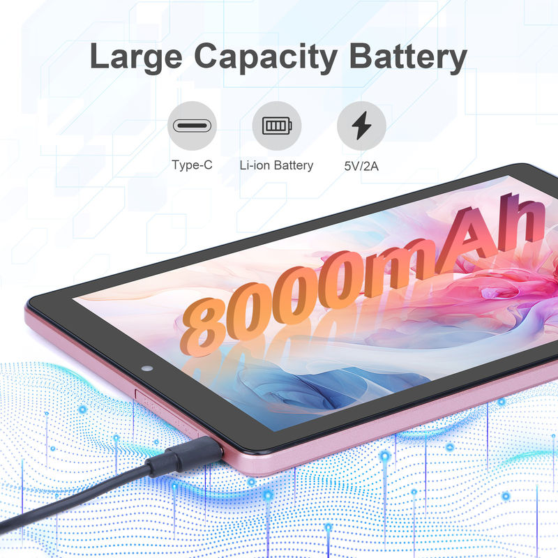 فكرة C جهاز كمبيوتر لوحي 9 بوصة WIFI 2.4G / 5G 800x1280 شاشة IPS جهاز كمبيوتر لوحي أندرويد دعم المكالمات الهاتفية مع كاميرا مزدوجة ((وردي)
