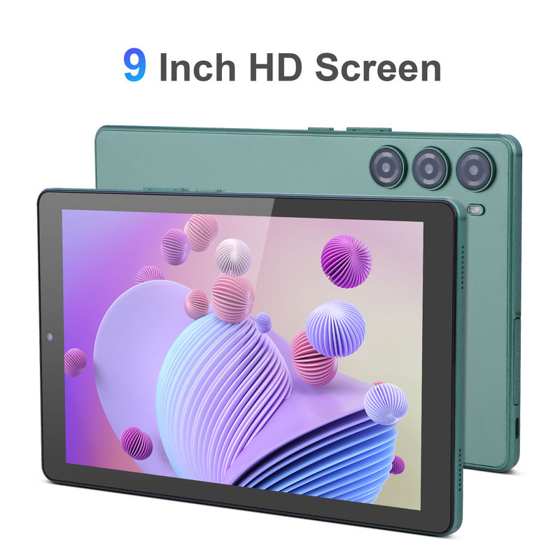 C idea جهاز كمبيوتر لوحي 9 بوصة WIFI 2.4G/5G 800x1280 IPS Screen جهاز كمبيوتر لوحي أندرويد دعم المكالمات الهاتفية مع كاميرا مزدوجة ((الخضراء)