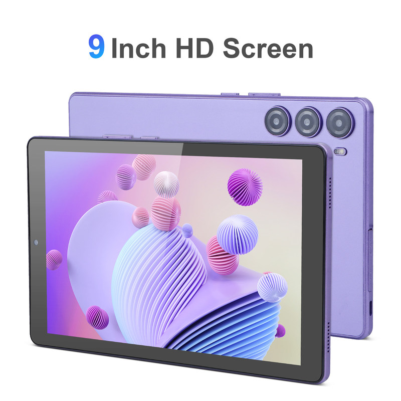 فكرة C جهاز كمبيوتر لوحي 9 بوصة WIFI 2.4G / 5G 800x1280 IPS شاشة جهاز كمبيوتر لوحي أندرويد دعم المكالمات الهاتفية مع كاميرا مزدوجة ((البنفسج)