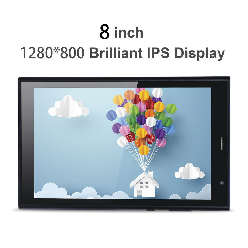 C idea جهاز كمبيوتر لوحي بنظام أندرويد 8 بوصة 8GB RAM 512GB ROM Quad Core 800*1280 HD Tablet مع WIFI/SIM Card CM822 (أسود)