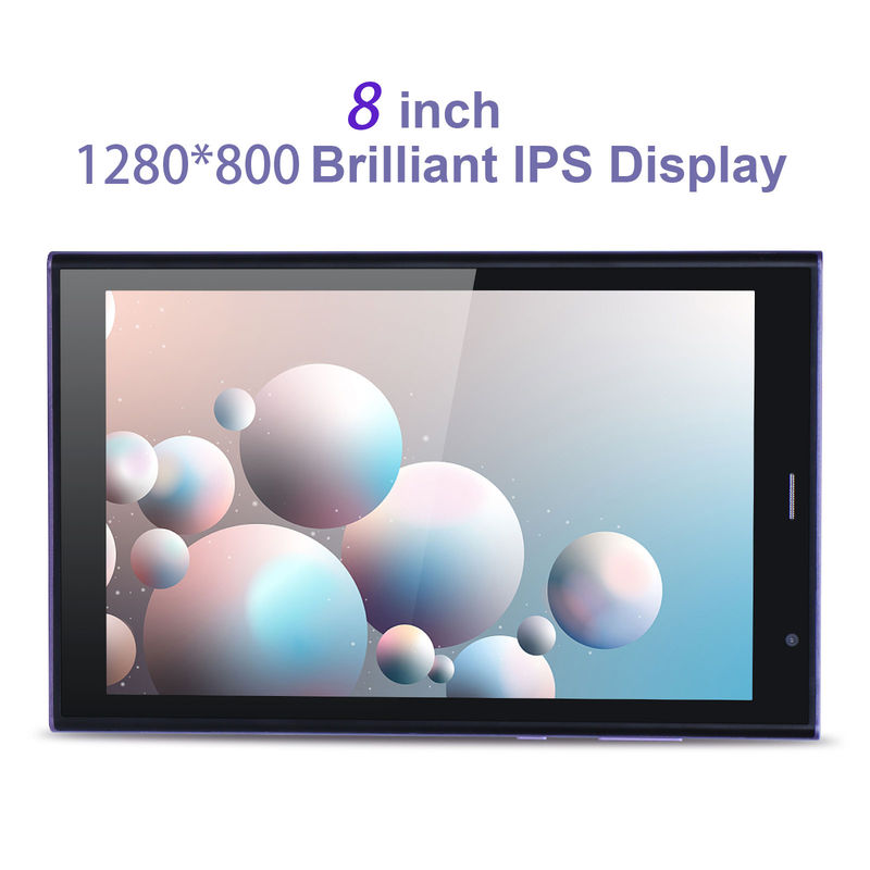 C idea جهاز كمبيوتر لوحي Android 8 بوصة 8GB RAM 512GB ROM Quad Core 800 * 1280 HD الأجهزة اللوحية مع WIFI / SIM Card CM822 (البنفسجي)