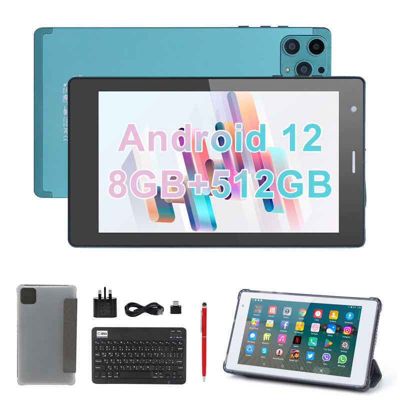 فكرة C 7 بوصة أندرويد أجهزة قرص ذكية 8+512GB رباعية النواة الواي فاي Tablet HD الشاشة اللمسية CM513 ((الأزرق)