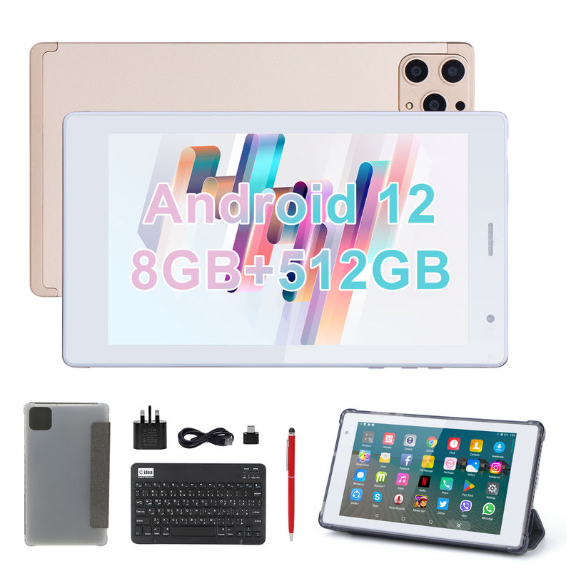 فكرة C 7 بوصة أندرويد أجهزة قرص ذكية 8+512GB رباعي النواة الواي فاي جهاز قرص HD الشاشة اللمسية CM513 ((ذهب)