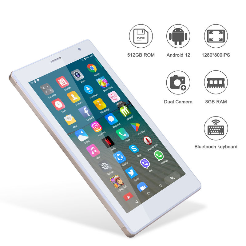 فكرة C 7 بوصة أندرويد أجهزة قرص ذكية 8+512GB رباعي النواة الواي فاي جهاز قرص HD الشاشة اللمسية CM513 ((ذهب)