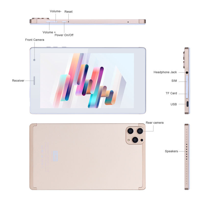 فكرة C 7 بوصة أندرويد أجهزة قرص ذكية 8+512GB رباعي النواة الواي فاي جهاز قرص HD الشاشة اللمسية CM513 ((ذهب)