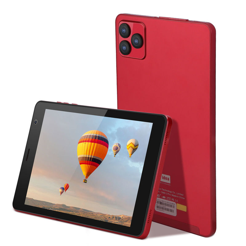 فكرة سي 1280x800 IPS 8 بوصة جهاز لوحي أندرويد HD شاشة لمسة جي بي إس واي فاي كاميرات مزدوجة 8000mAh بطارية CM813 أحمر