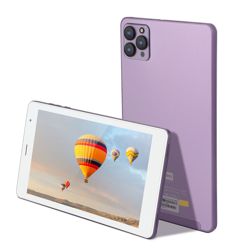 C idea 6 GB RAM 8in جهاز كمبيوتر لوحي أندرويد 512 GB جهاز كمبيوتر لوحي أندرويد 12 1.3GHz IPS HD Display Quad Core Processor CM813- Purple