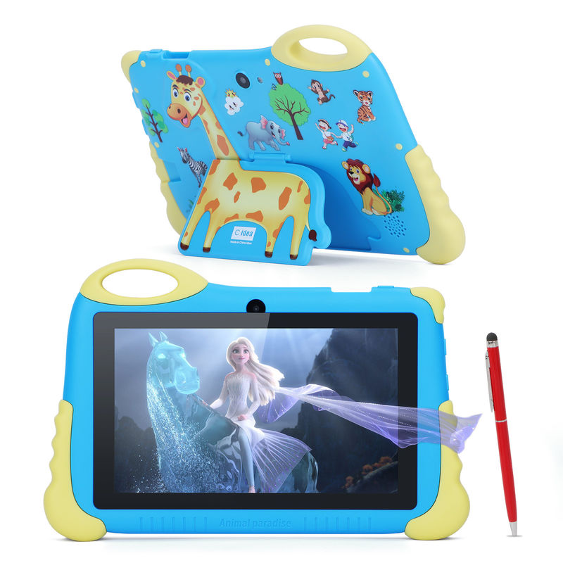 C Idea 7 بوصة Android Tablet لسن 3-7 توسيع 512GB Tablet Kidspad مع حالة CM92