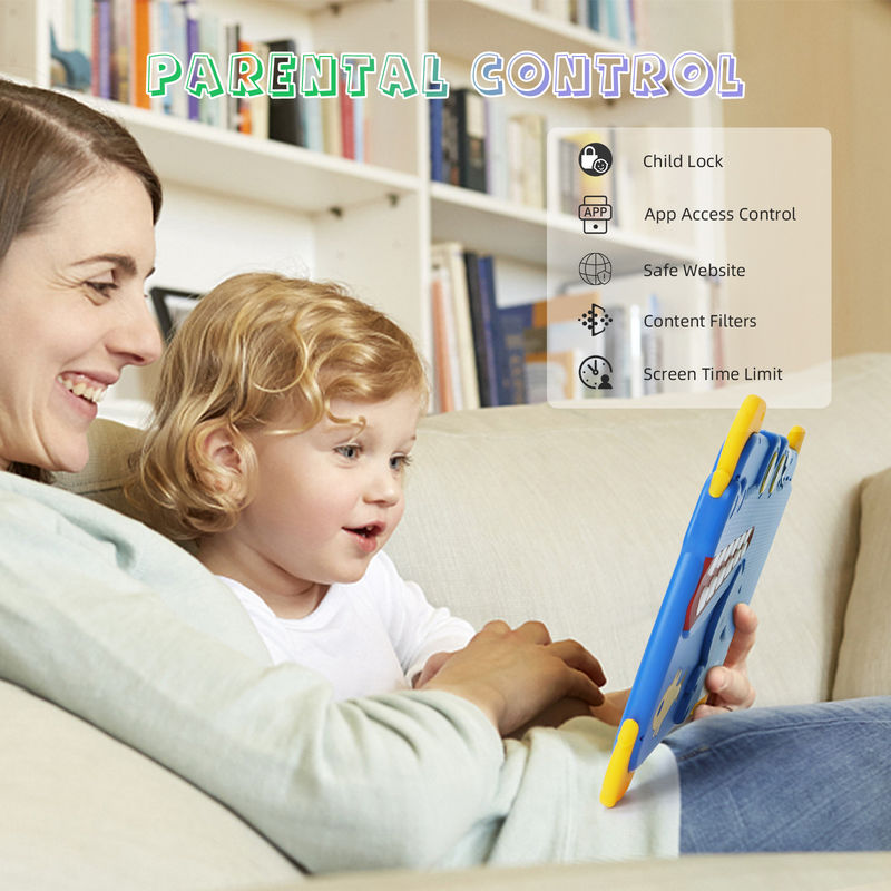 C idea Kids Tab 10.1 بوصة Android 12 Tablet للطفل 4GB RAM 64GB ROM حماية العين الشاشة اللمسية P1150