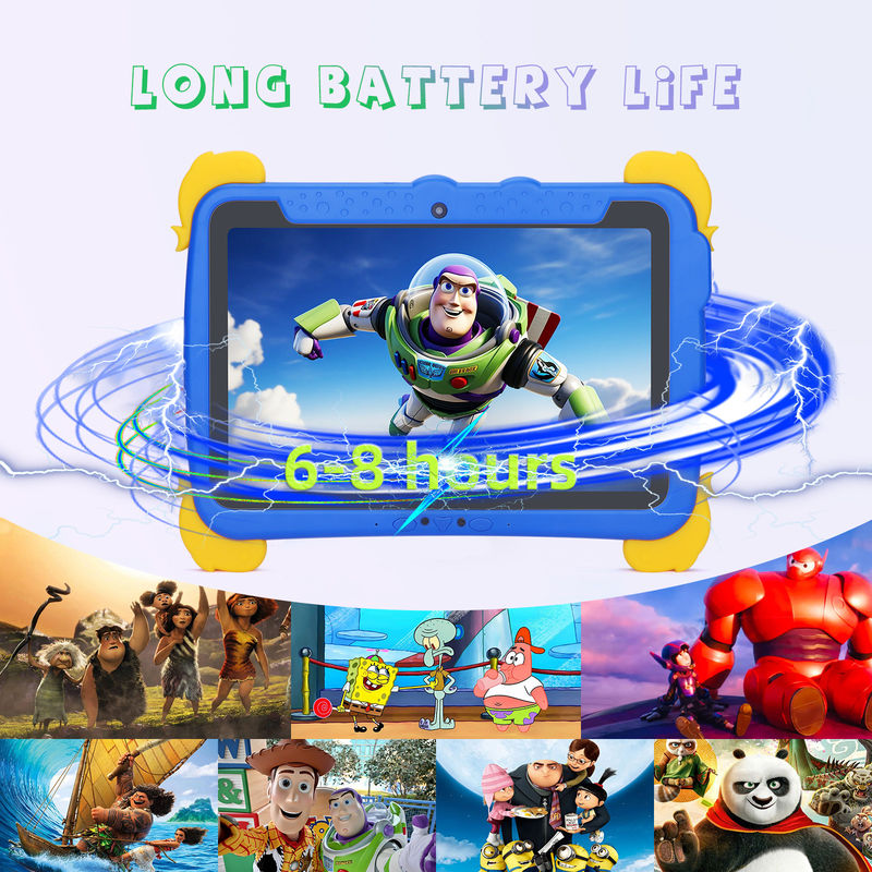C idea Kids Tab 10.1 بوصة Android 12 Tablet للطفل 4GB RAM 64GB ROM حماية العين الشاشة اللمسية P1150
