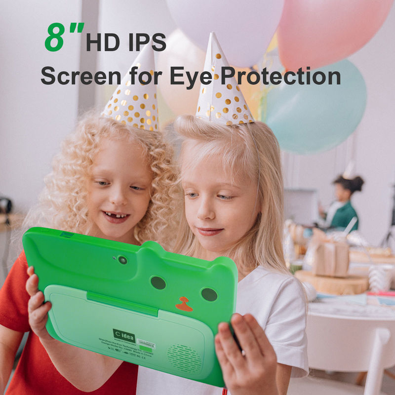 فكرة سي خضراء 7'' HD شاشة أندرويد 9 طفل صغير جهاز لوحي مع حالة مضادة للصدمات بطارية 5000mAh CM80 أخضر