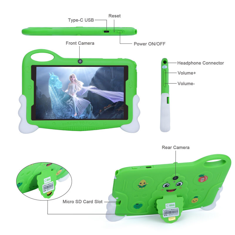 C Idea 7 بوصة Android Tablet التعليمي للطلاب مع Quad Core Tablet Kidspad CM90