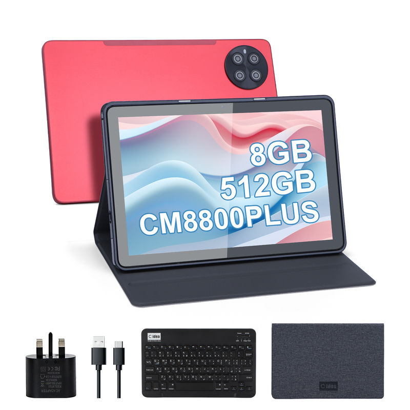 C Idea 10.1 بوصة IPS Screen Smart Tablet PC للطلاب مع لوحة المفاتيح CM8800plus