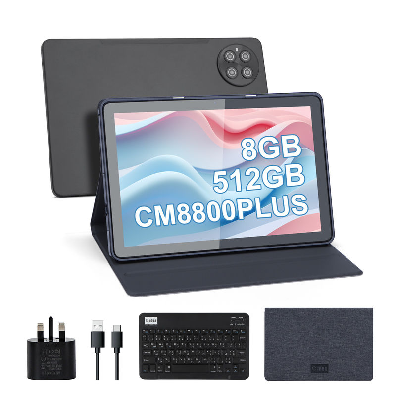 C Idea 8GB RAM 512GB ROM WiFi Android Tablet PC Tablet مع دعم SIM CM8800plus
