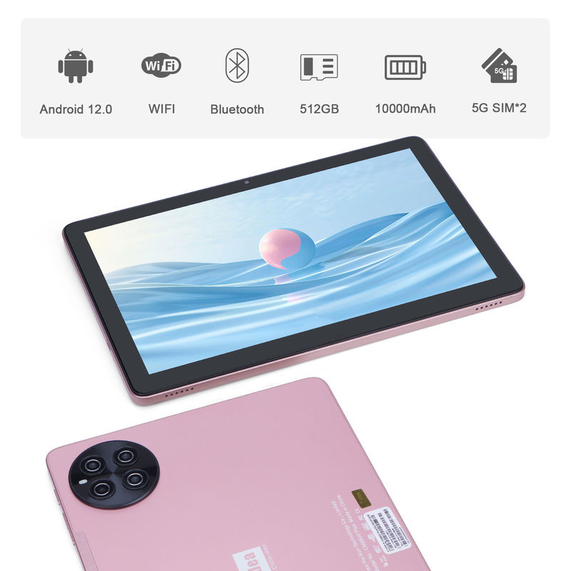 C Idea أندرويد 8GB RAM 512GB ROM 10.1 بوصة Tablet With Keyboard للمدرسة CM8800plus