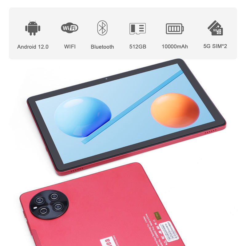 C idea أجهزة الكمبيوتر اللوحية للأطفال مع 8GB RAM 512GB ROM جهاز كمبيوتر لوحي أندرويد مع لوحة المفاتيح CM8800plus