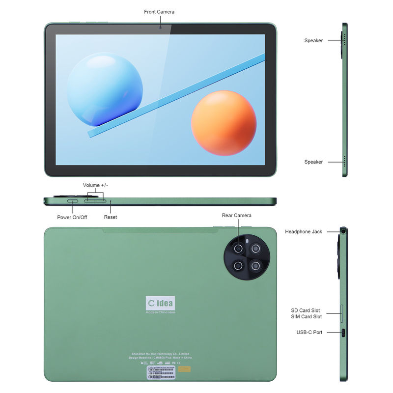 C idea 10.1 بوصة لوحة تعليمية للطلاب مع ماوس لوحة مفاتيح 2 سيم CM8800plus