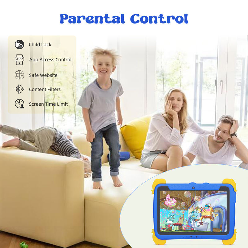 C idea Kids Tab 10.1 بوصة Android 13 Tablet للطفل 4GB RAM 64GB ROM حماية العين الشاشة اللمسية للأطفال 3-8 سنوات