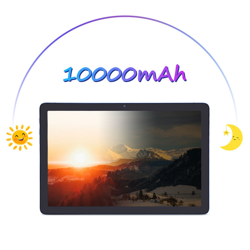 C idea Android Tablet 10.1 بوصة الشاشة الكبيرة 8GB RAM 512GB WIFI 5G Tablet مع مفاتيح الماوس دعم SIM للطالب