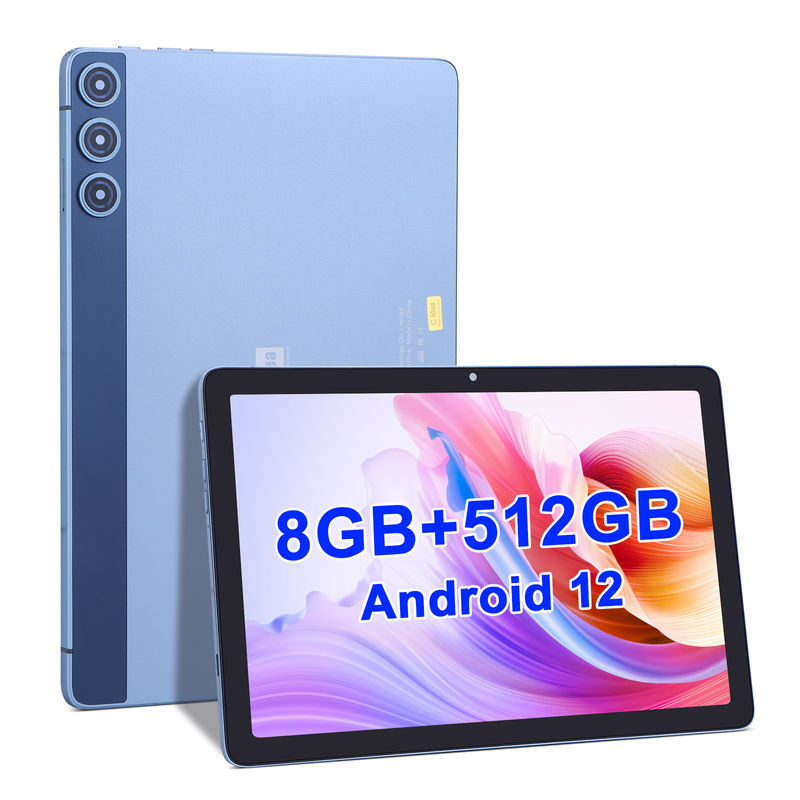 C idea Android Tablet 10.1 بوصة الشاشة الكبيرة 8GB RAM 512GB WIFI 5G Tablet مع مفاتيح الماوس دعم SIM للطالب