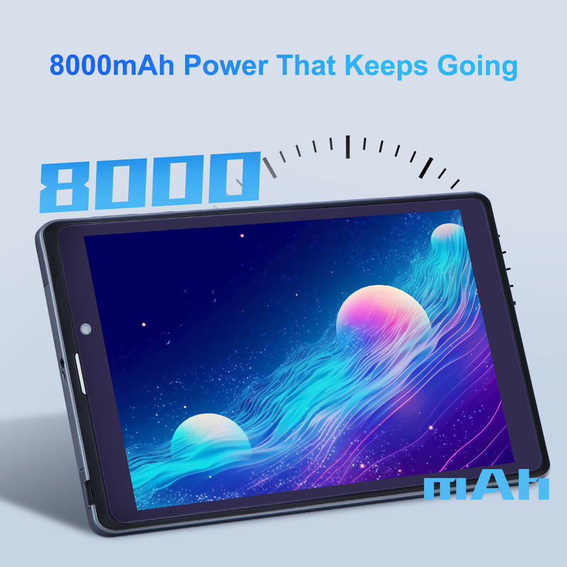 فكرة C جهاز كمبيوتر لوحي أندرويد كمبيوتر كمبيوتر مزدوج 8 بوصة 1280x800 IPS HD عرض أندرويد 12 لوحات للطلاب CM818 رمادية