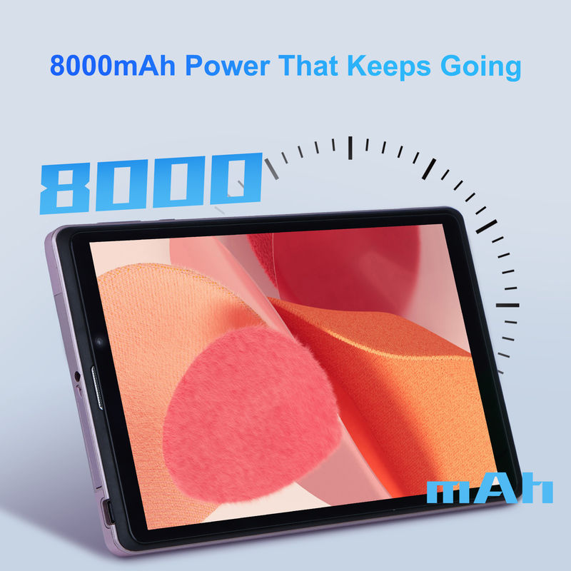 C Idea 8 بوصة أندرويد 12 Tablet 8000mAh بطارية 5MP + 8MP كاميرا 8GB RAM 512GB ROM للتعليم التعلم CM818- الوردي