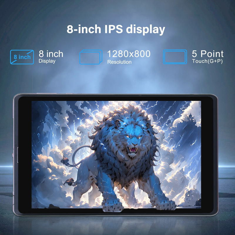 C Idea 8 بوصة أندرويد 12 Tablet 8000mAh بطارية 5MP + 8MP كاميرا 8GB RAM 512GB ROM للتعليم التعلم CM818- الوردي