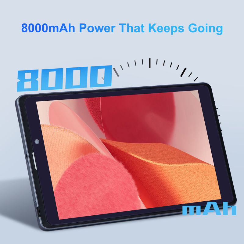 فكرة C جهاز كمبيوتر لوحي أندرويد كمبيوتر كمبيوتر مزدوج 8 بوصة 1280x800 IPS HD شاشة أندرويد 12 أقراص للمراهقين CM818 رمادية
