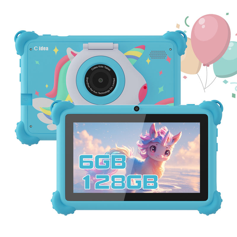 C Idea Android 12 Smart Kidspad 7 بوصة أجهزة الكمبيوتر اللوحية للأطفال 3-7 مع كاميرا مزدوجة CM88