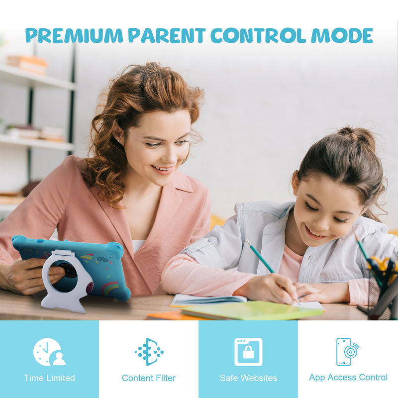C Idea Android 12 Smart Kidspad 7 بوصة أجهزة الكمبيوتر اللوحية للأطفال 3-7 مع كاميرا مزدوجة CM88