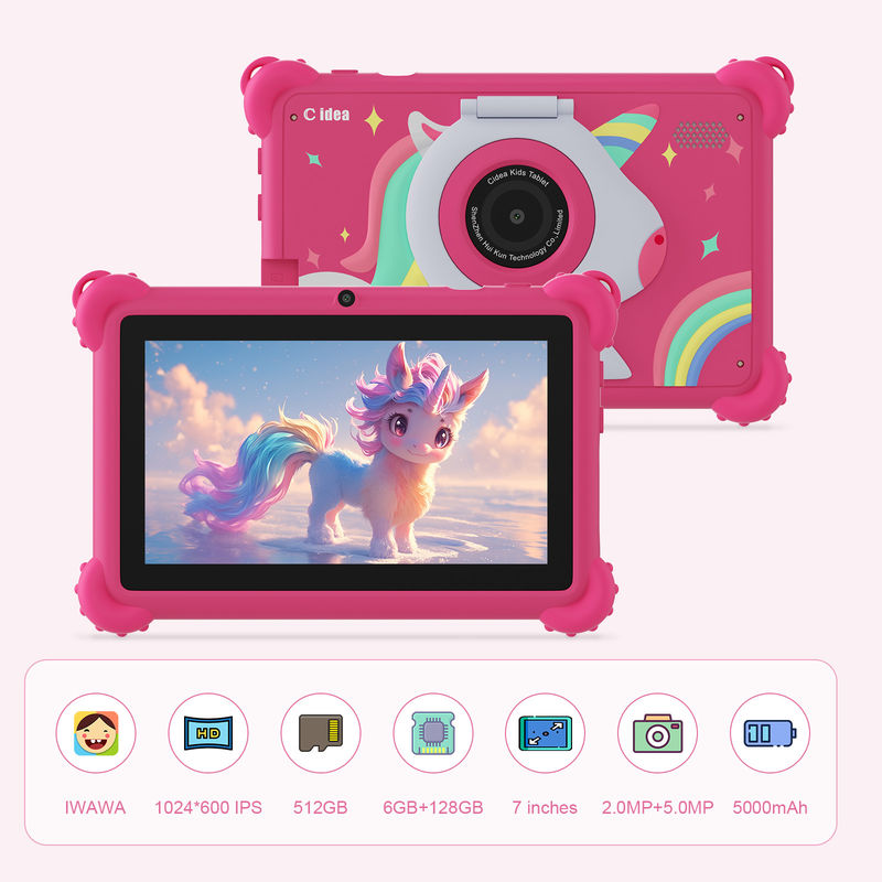 C Idea 7 Inch Android Smart Tablet PC For Child with Expand 512GB أطفال APP CM88