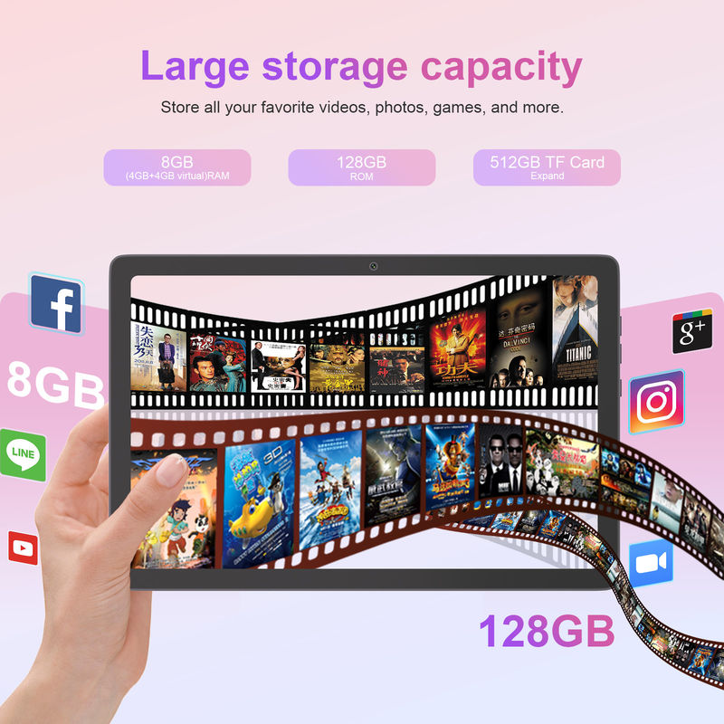 C Idea Android 14 FHD Screen Tablet 8+128GB 11 بوصة جهاز كمبيوتر لوحي للشباب البالغين P1300