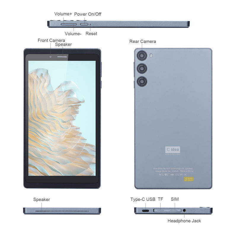 C Idea أندرويد 12 Tablet 7 بوصة Tablet التعليمية للطلاب مع القلم CM525