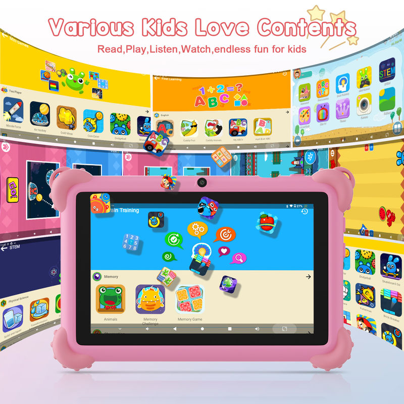 C Idea Android 13 Kids Tablet 4 ((2+2) + 32GB جهاز لوحي تعليمي للطلاب CM91