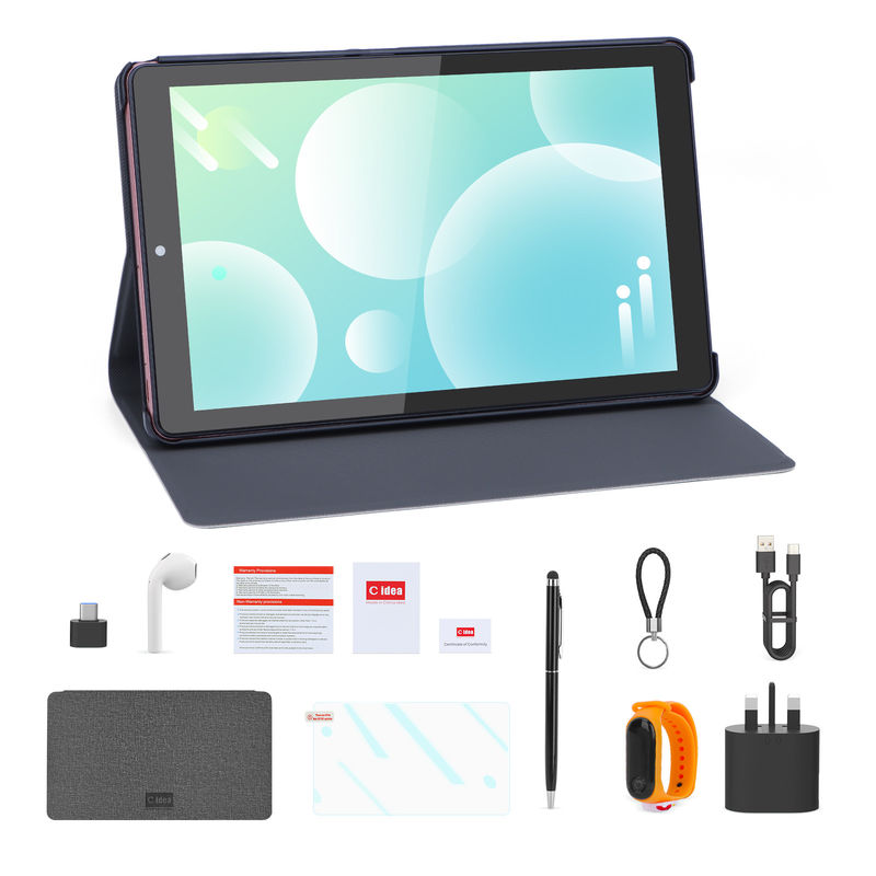 C idea Android Tablet 800x1280 IPS شاشة دعم SIM 9 بوصة جهاز كمبيوتر لوحي مع حالة CM935 وردي