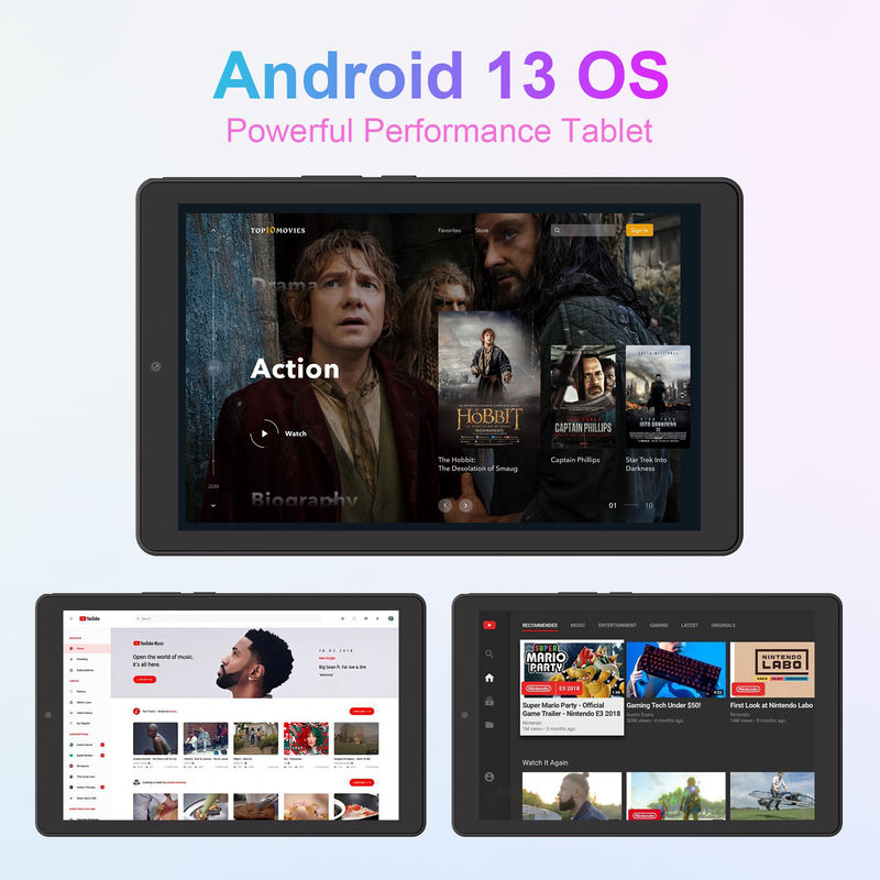 C Idea Android Tablet 800x1280 شاشة IPS جهاز كمبيوتر لوحي ذكي مع سيم للتعليم CM935 الأسود