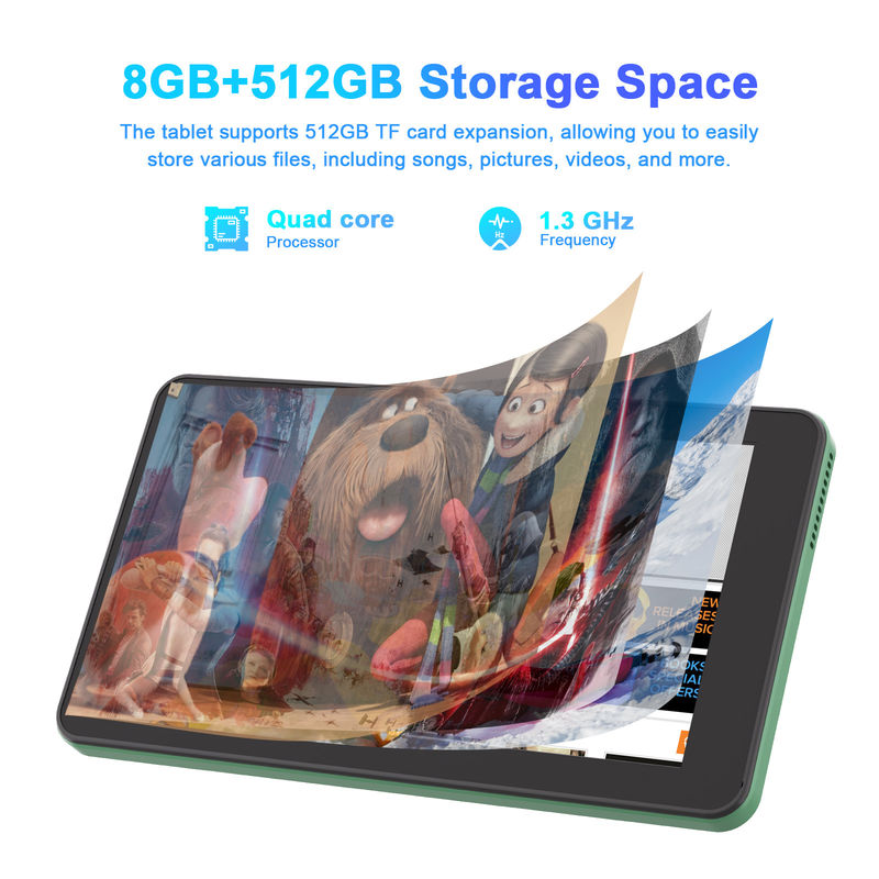 C Idea 7 بوصة أجهزة اللوحة مع SIM Wifi Android Smart Tablet PC للتعليم CM518 Pro Green