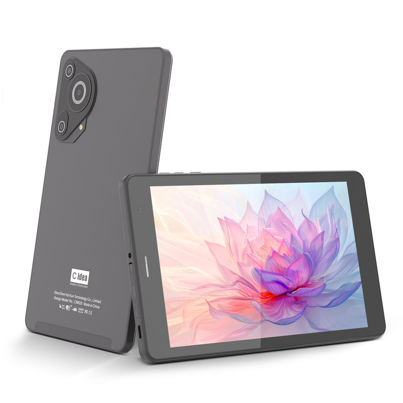 C Idea رباعي النواة Android Tablet المحمول 8 بوصة Tablet للطلاب مع SIM CM828 الأسود