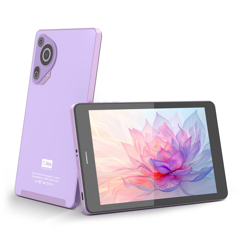 C Idea 8in Tablet اللعب التعليمية Android Tablet للطلاب مع SIM و Wifi CM828 الأرجواني