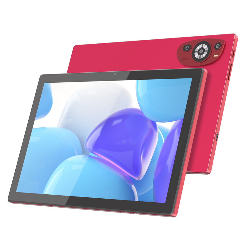 C Idea 10.1 بوصة أندرويد 14 جهاز كمبيوتر لوحي ذكي مع دعم سيم للمراهقين CM8200Plus أحمر